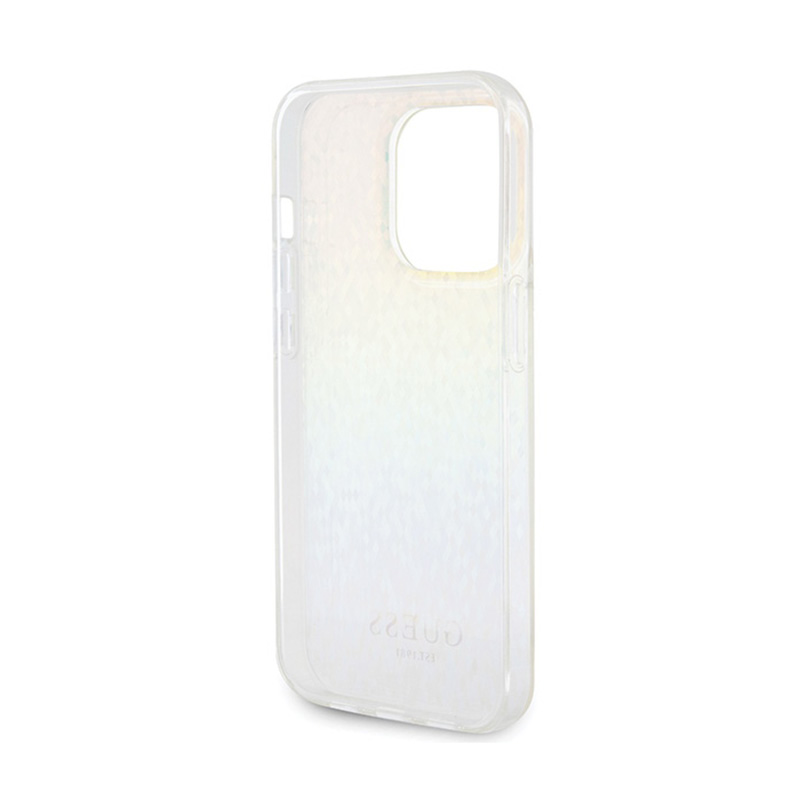 Guess IML Faceted Mirror Disco Iridescent - Etui iPhone 14 Pro (Iridescent)