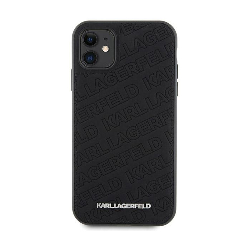 Karl Lagerfeld Quilted K Pattern - Etui iPhone 11 (czarny)