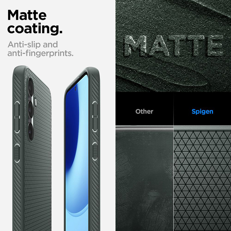 Spigen Liquid Air - Etui do Samsung Galaxy S23 FE (Matte Black)
