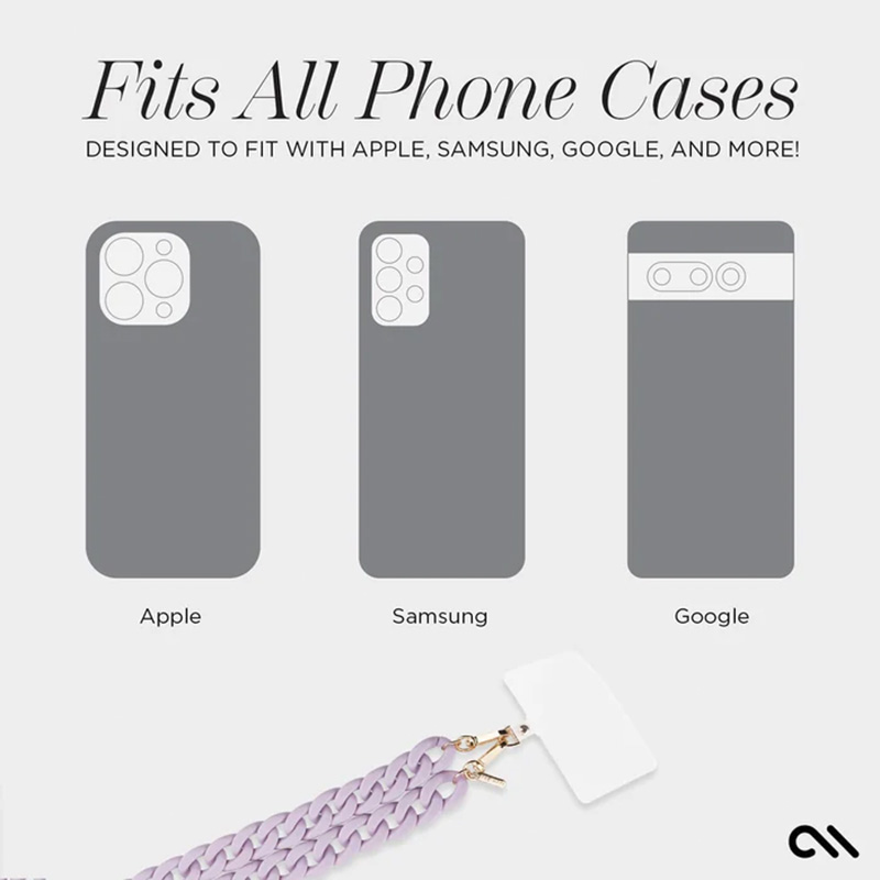 Case-Mate Phone Crossbody Chain - Łańcuszek na ramię do telefonu (Lavender)