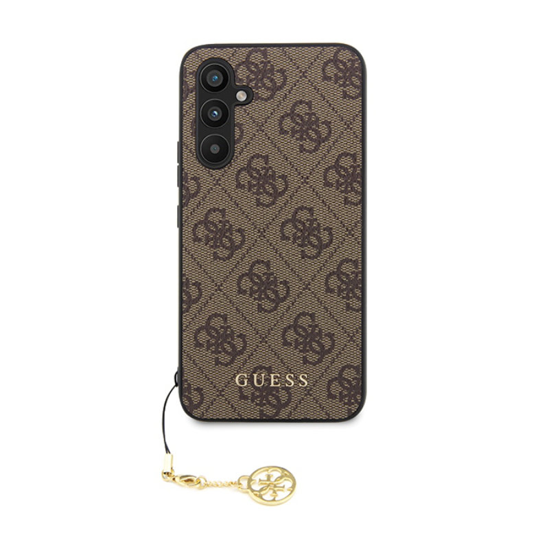 Guess 4G Charms Collection - Etui Samsung Galaxy S23 FE (brązowy)