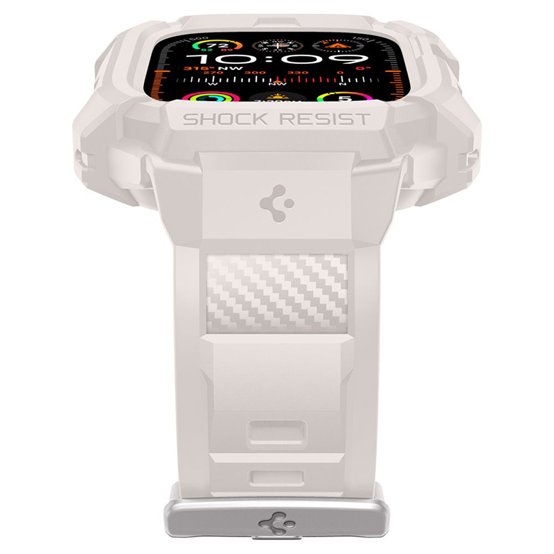 Spigen Rugged Armor Pro - Pasek z obudową do Apple Watch Ultra 49 mm (Dune Beige)