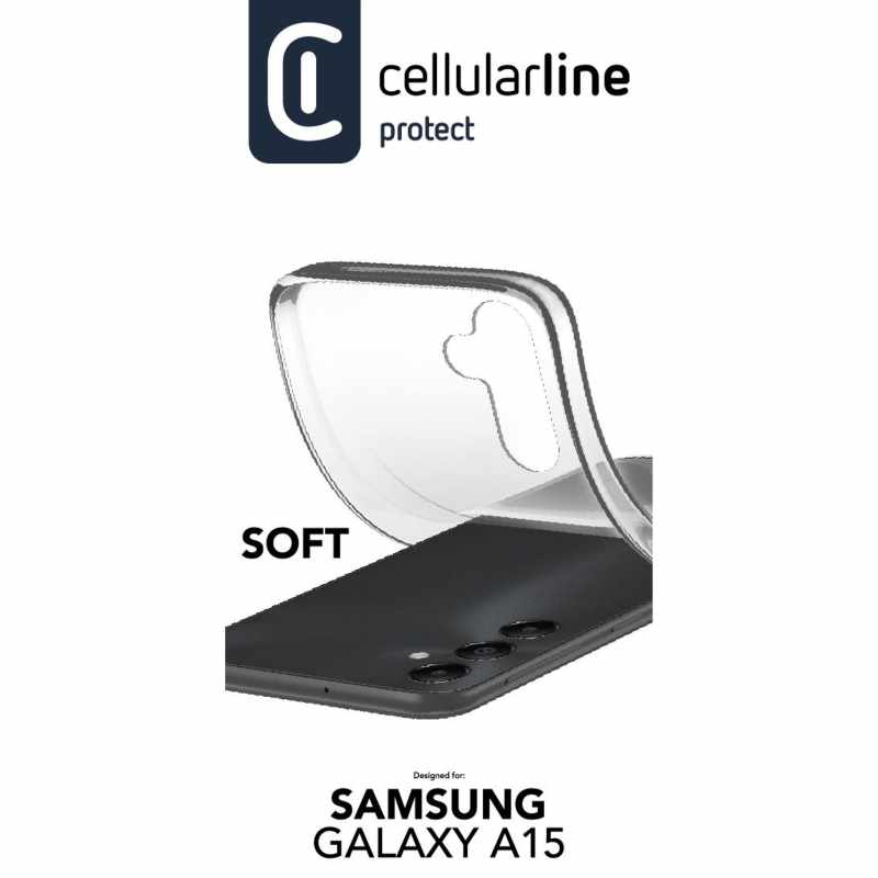 Cellularline Soft - Etui Samsung Galaxy A15 4G / 5G (przezroczysty)