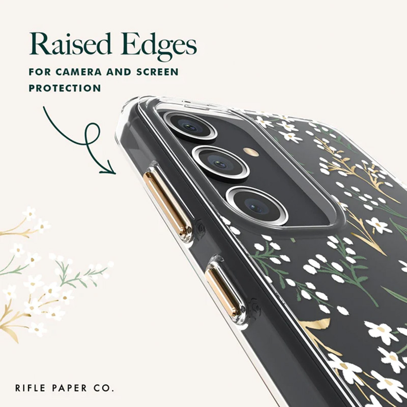 Rifle Paper Clear - Etui Samsung Galaxy S24+ (Petite Fleurs)