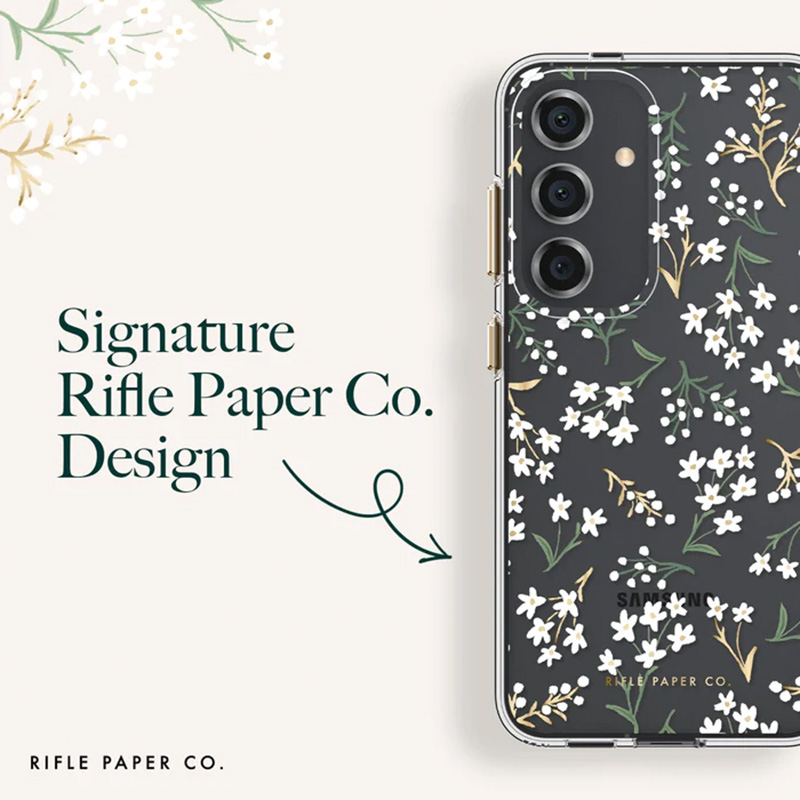 Rifle Paper Clear - Etui Samsung Galaxy S24 (Petite Fleurs)