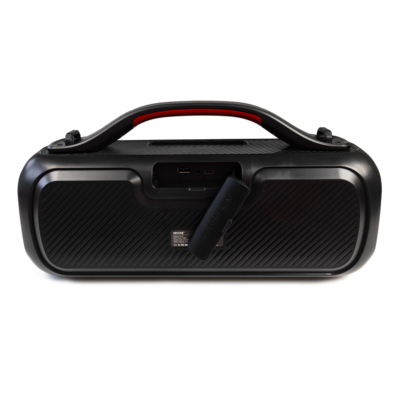 WEKOME D38 Yinla Series - Przenośny bezprzewodowy głośnik Bluetooth V5.0 30W RGB LED (Czarny)