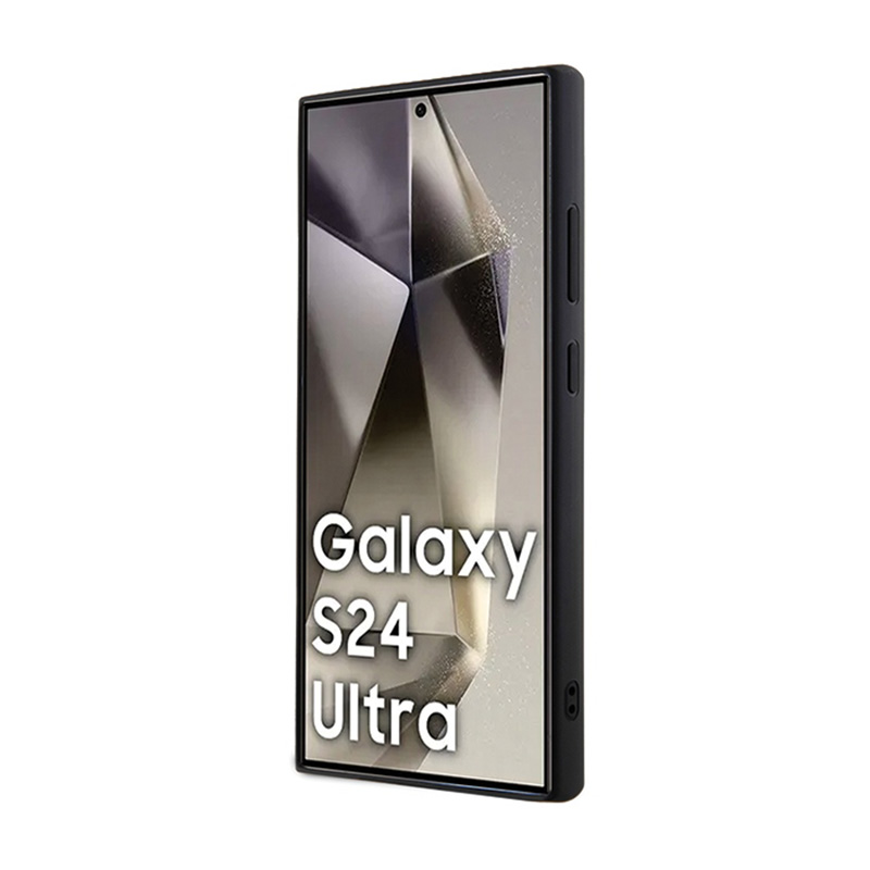 Karl Lagerfeld Rhinestone Metal Logo - Etui Samsung Galaxy S24 Ultra (srebrny)