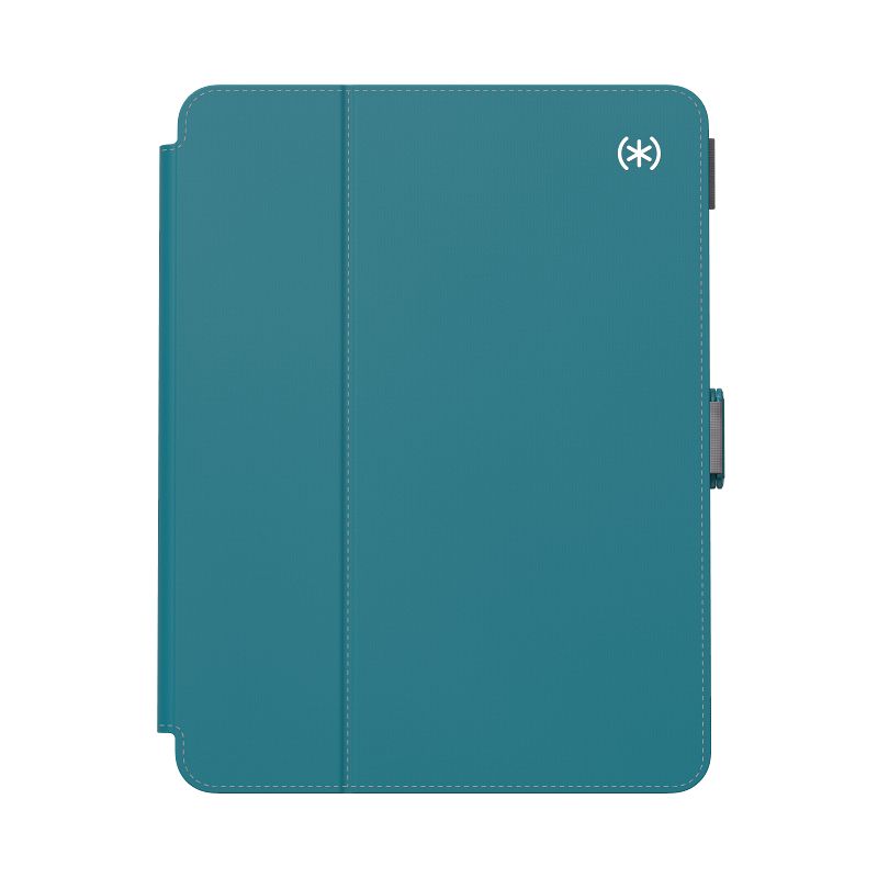Speck Balance Folio - Etui iPad Pro 11" (2022-2018) / iPad Air 10.9” (5-4 gen.) (2022-2020) z powłoką MICROBAN w/Magnet & Stand up (Deep Sea Teal/Cloudy Grey/White)