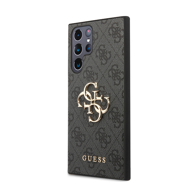 Guess 4G Big Metal Logo - Etui Samsung Galaxy S24 Ultra (czarny)