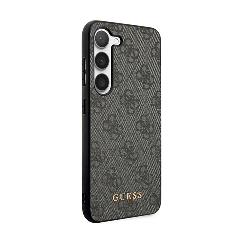 Guess 4G Metal Gold Logo - Etui Samsung Galaxy S24+ (czarny)