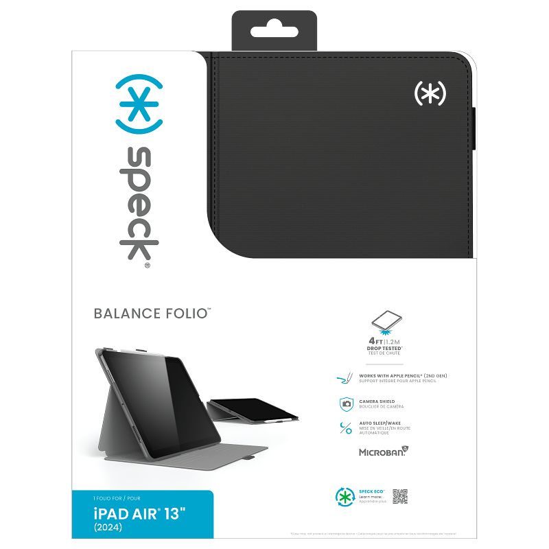 Speck Balance Folio – Etui iPad Air 13” M2 (2024) (Black)