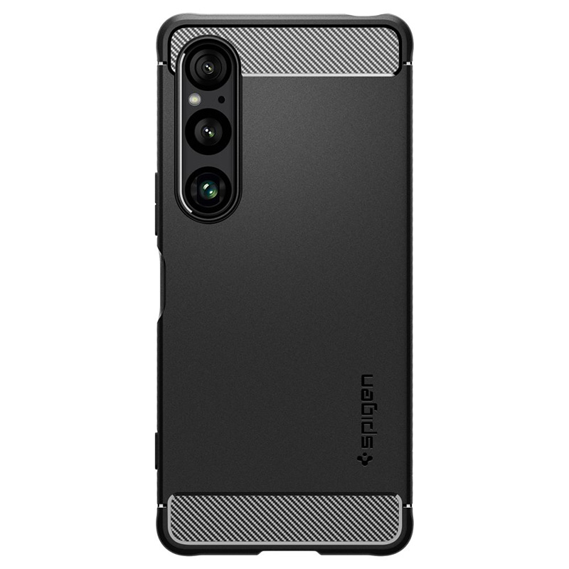 Spigen Rugged Armor - Etui do Sony Xperia 1 VI (Matte Black)