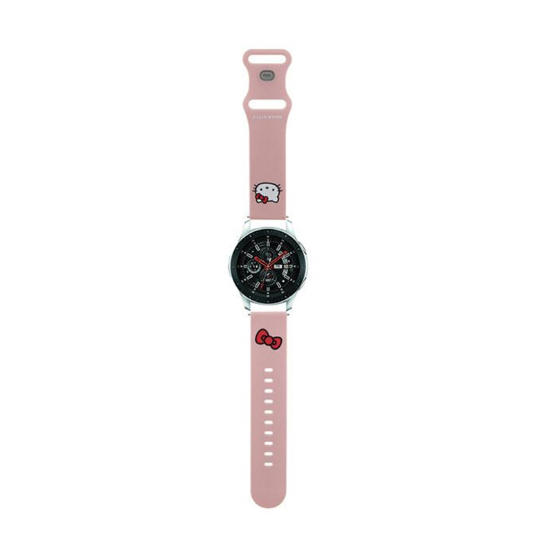 Hello Kitty Silicone Kitty Head - Pasek uniwersalny do smartwatcha 22 mm (różowy)