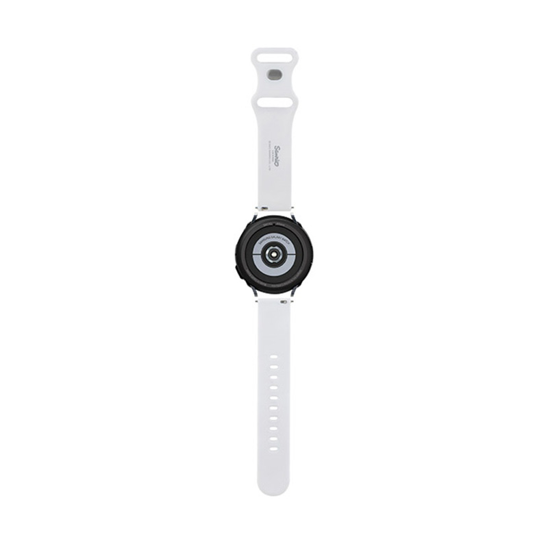 Hello Kitty Silicone Heads & Stripes - Pasek uniwersalny do smartwatcha 20 mm (czarny)