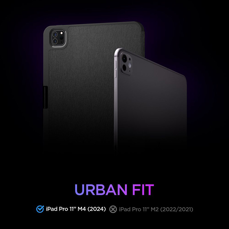 Spigen Urban Fit - Etui do iPad Pro 11" (M4, 2024) (Black)