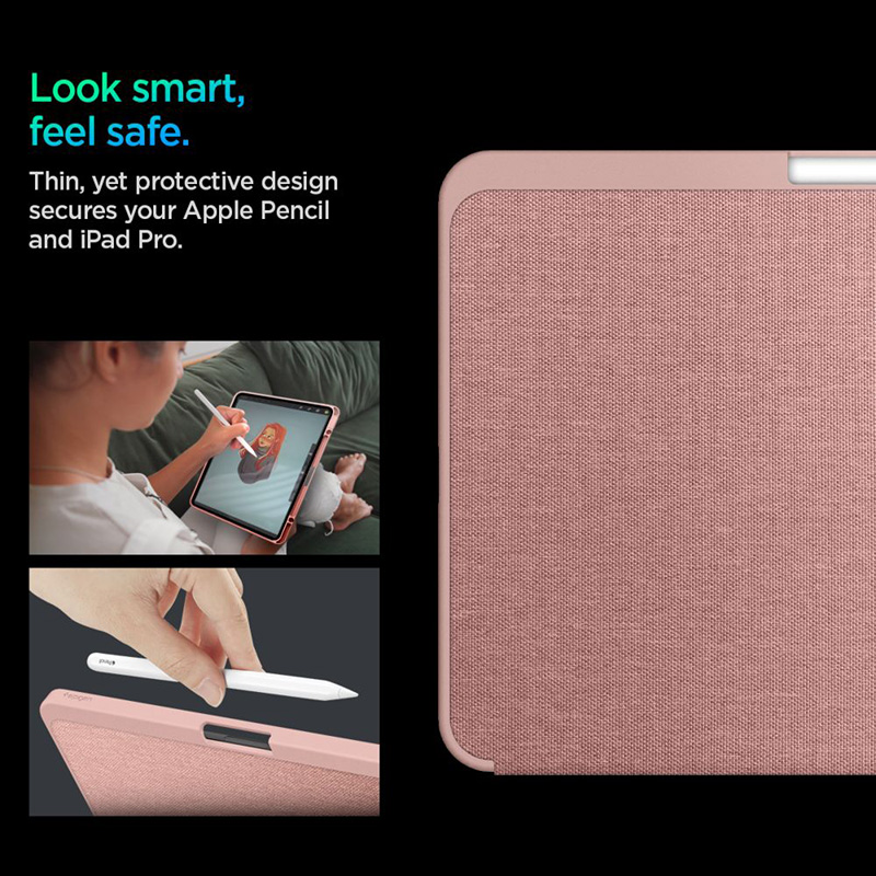 Spigen Urban Fit - Etui do iPad Pro 11" (M4, 2024) (Rose Gold)