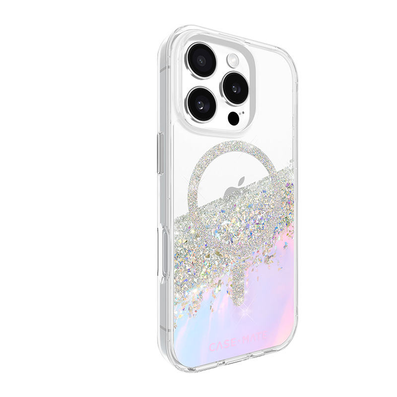 Case-Mate Karat MagSafe - Etui iPhone 16 Pro (Holographic Soap Bubble)