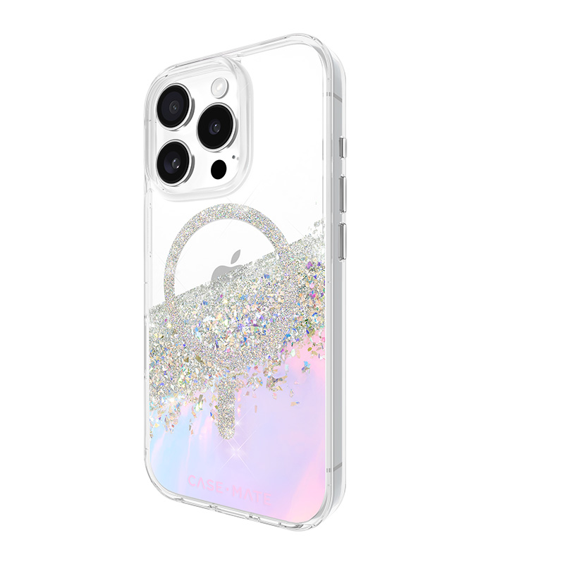 Case-Mate Karat MagSafe - Etui iPhone 16 Pro (Holographic Soap Bubble)