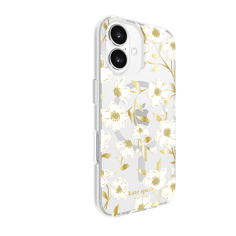 Kate Spade New York Protective Gems MagSafe - Etui iPhone 16 (Sunshine Floral)