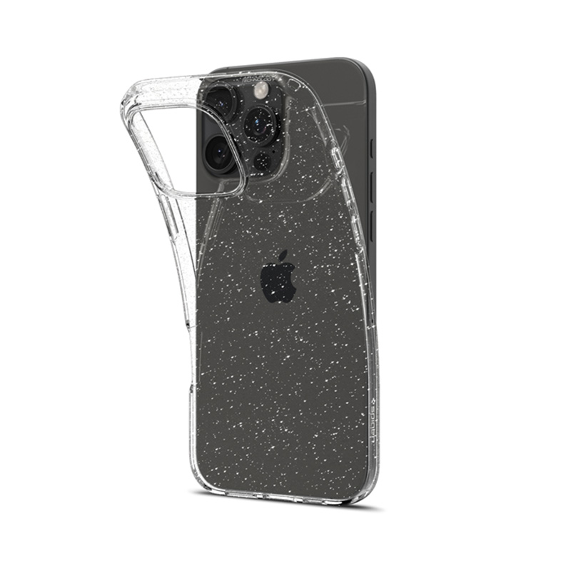 Spigen Liquid Crystal Glitter - Etui do iPhone 16 Pro Max (Przezroczysty)