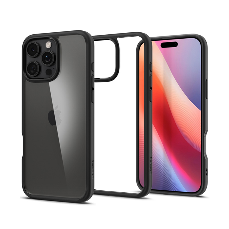 Spigen Ultra Hybrid - Etui do iPhone 16 Pro (Matte Black)