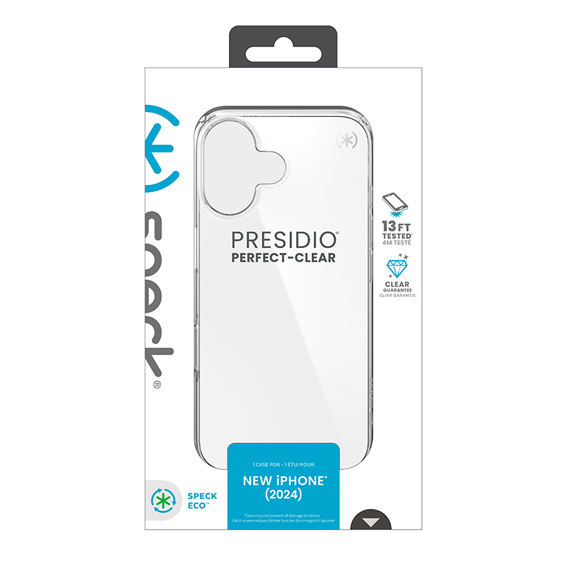 Speck Presidio Perfect-Clear - Etui iPhone 16 (Clear)