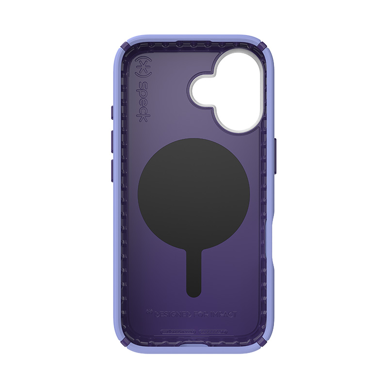 Speck Presidio2 Pro ClickLock & MagSafe - Etui iPhone 16 (Future Lavender / Cassis Purple / White)