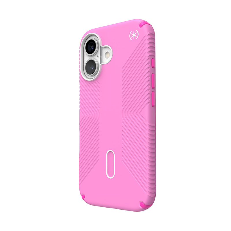 Speck Presidio2 Grip ClickLock & MagSafe - Etui iPhone 16 (True Pink / Shocking Pink / White)