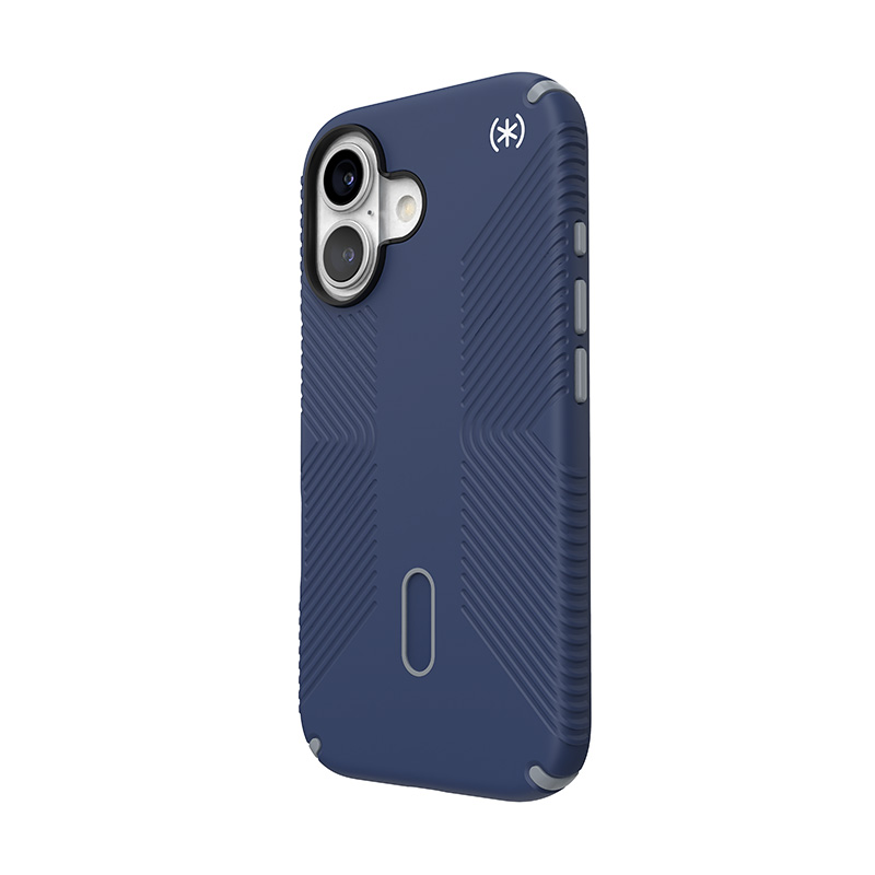 Speck Presidio2 Grip ClickLock & MagSafe - Etui iPhone 16 (Coastal Blue / Dust Grey / White)