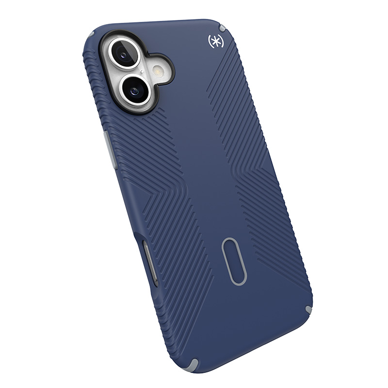 Speck Presidio2 Grip ClickLock & MagSafe - Etui iPhone 16 Plus (Coastal Blue / Dust Grey / White)