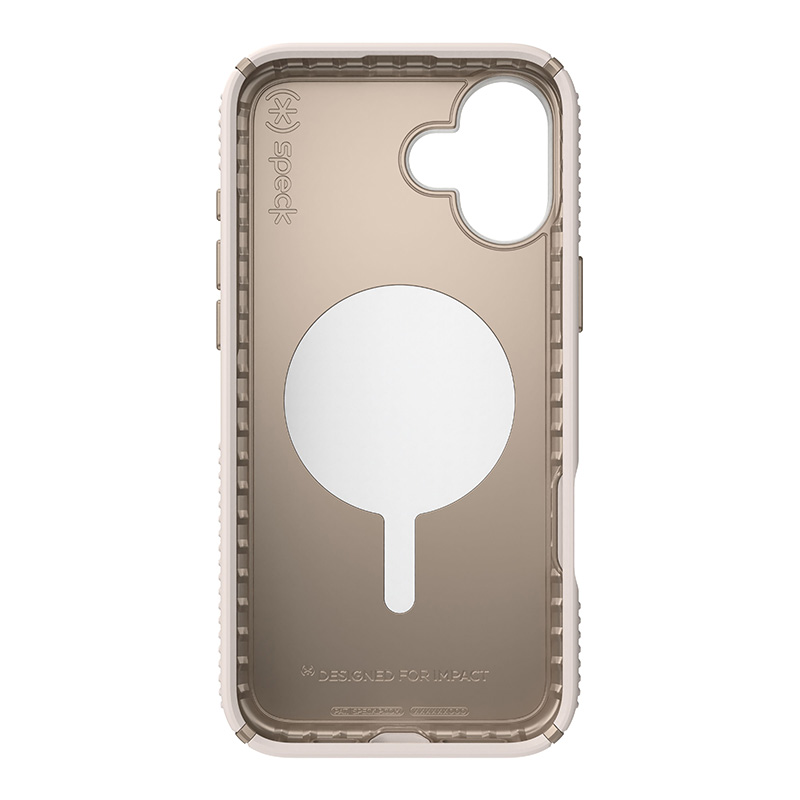 Speck Presidio2 Grip ClickLock & MagSafe - Etui iPhone 16 Plus (Bleached Bone / Heirloom Gold / Hazel Brown)