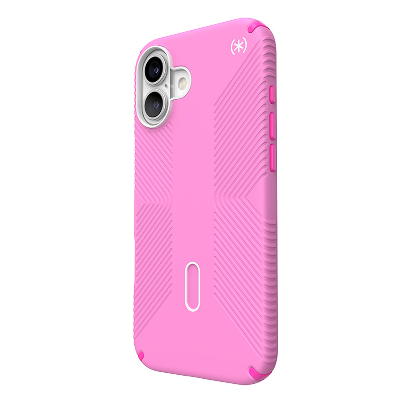 Speck Presidio2 Grip ClickLock & MagSafe - Etui iPhone 16 Plus (True Pink / Shocking Pink / White)