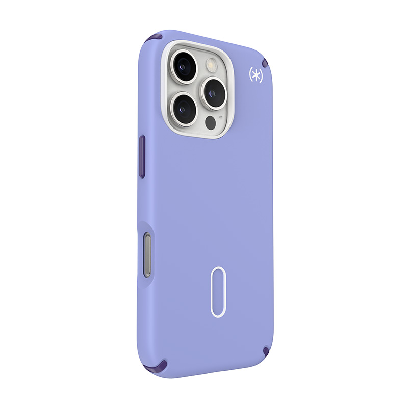 Speck Presidio2 Pro ClickLock & MagSafe - Etui iPhone 16 Pro (Future Lavender / Cassis Purple / White)