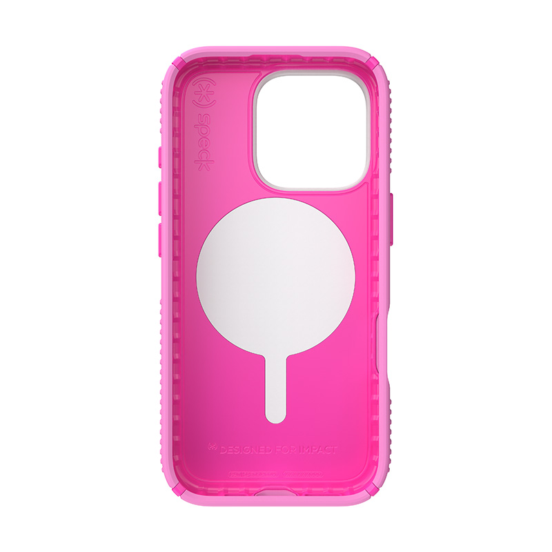 Speck Presidio2 Grip ClickLock & MagSafe - Etui iPhone 16 Pro (True Pink / Shocking Pink / White)