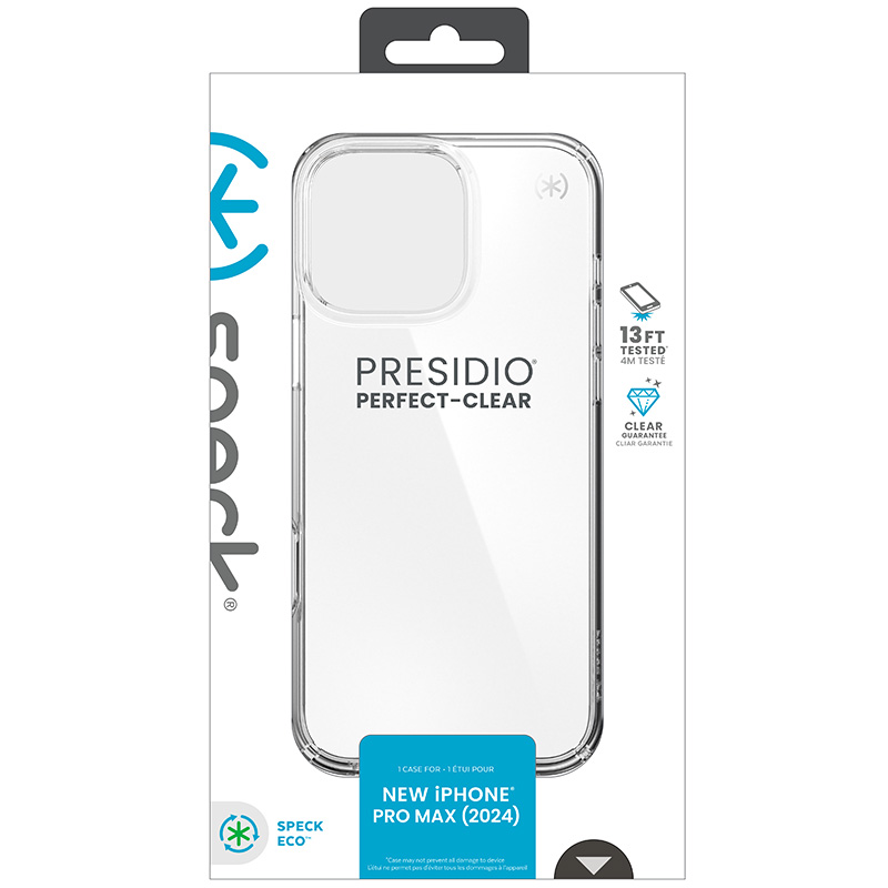 Speck Presidio Perfect-Clear - Etui iPhone 16 Pro Max (Clear)