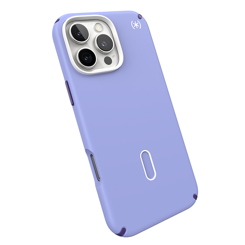 Speck Presidio2 Pro ClickLock & MagSafe - Etui iPhone 16 Pro Max (Future Lavender / Cassis Purple / White)