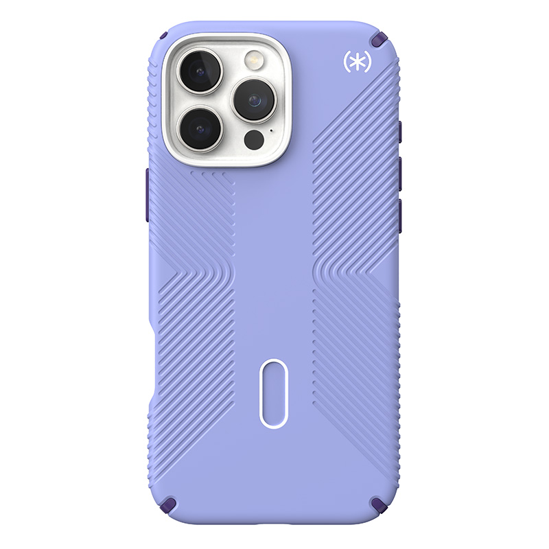 Speck Presidio2 Grip ClickLock & MagSafe - Etui iPhone 16 Pro Max (Future Lavender / Cassis Purple / White)