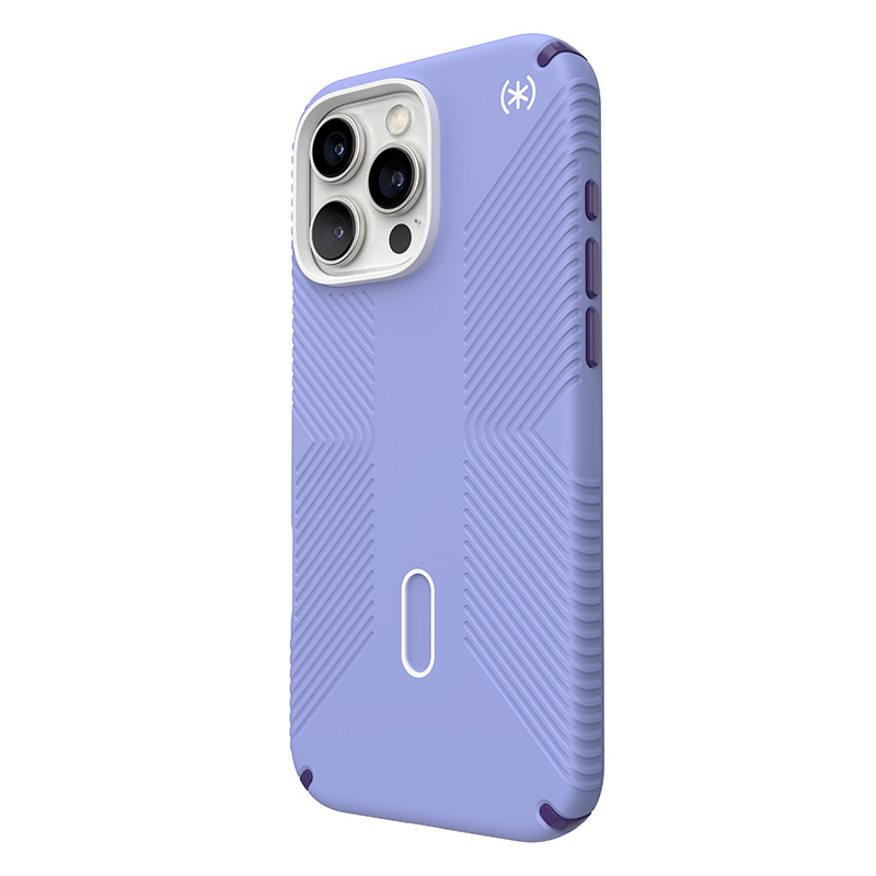 Speck Presidio2 Grip ClickLock & MagSafe - Etui iPhone 16 Pro Max (Future Lavender / Cassis Purple / White)