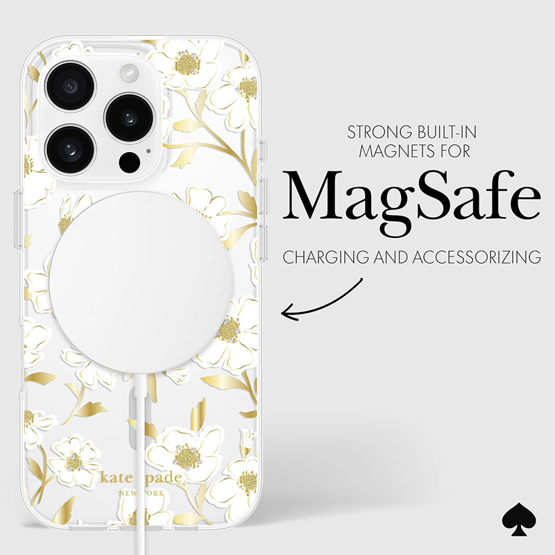 Kate Spade New York Protective Gems MagSafe - Etui iPhone 16 Pro (Sunshine Floral)