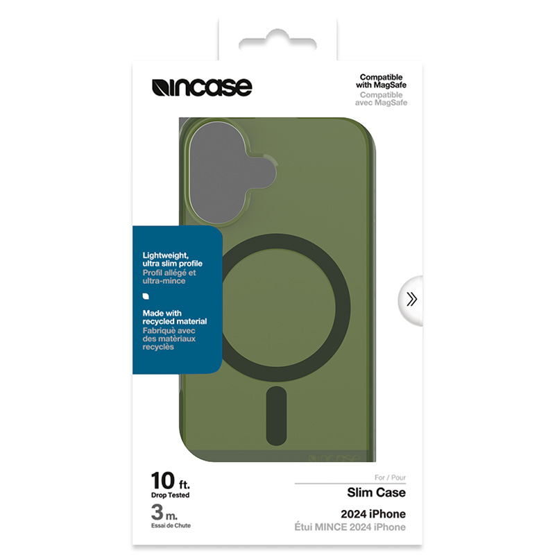 Incase Slim Case MagSafe - Etui iPhone 16 (Highland Green)