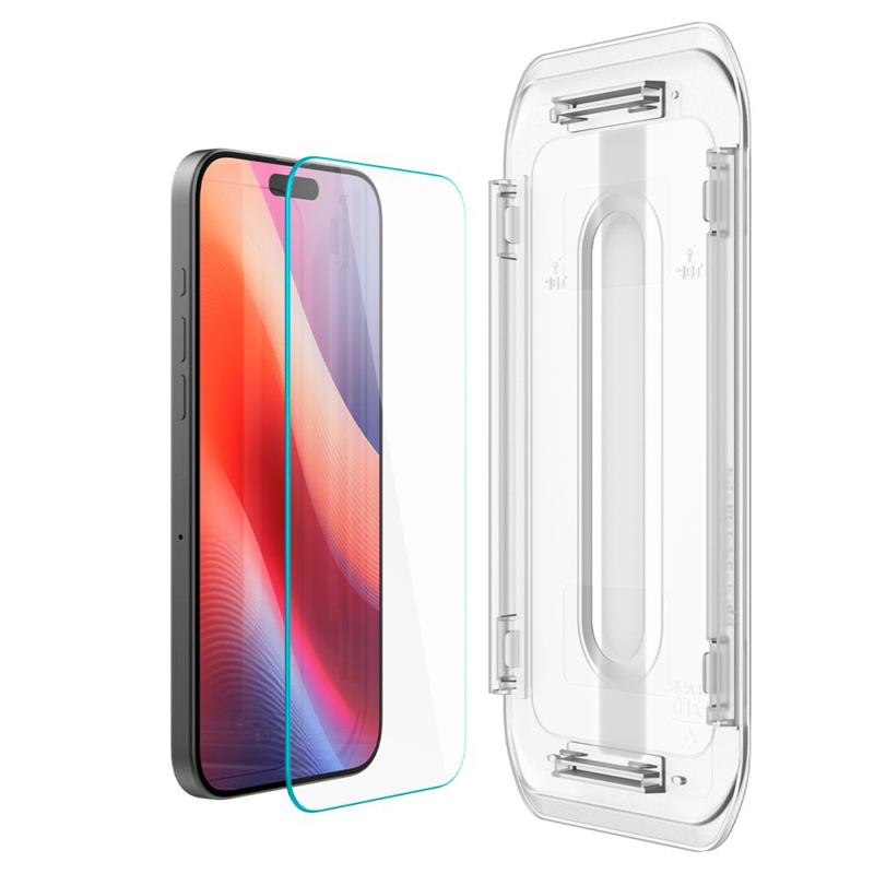 Spigen GLAS.TR EZ FIT Privacy - Szkło hartowane z filtrem prywatyzującym do iPhone 16 Pro Max