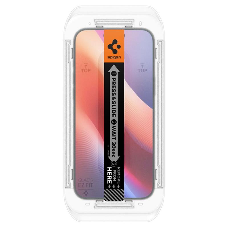 SZKŁO HARTOWANE SPIGEN GLAS.TR ”EZ FIT” IPHONE 16 PRO MAX CLEAR