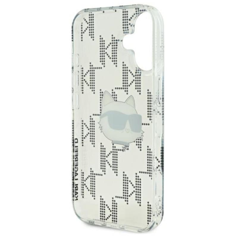 Karl Lagerfeld IML Choupette Head Electroplated - Etui iPhone 16 (przezroczysty)