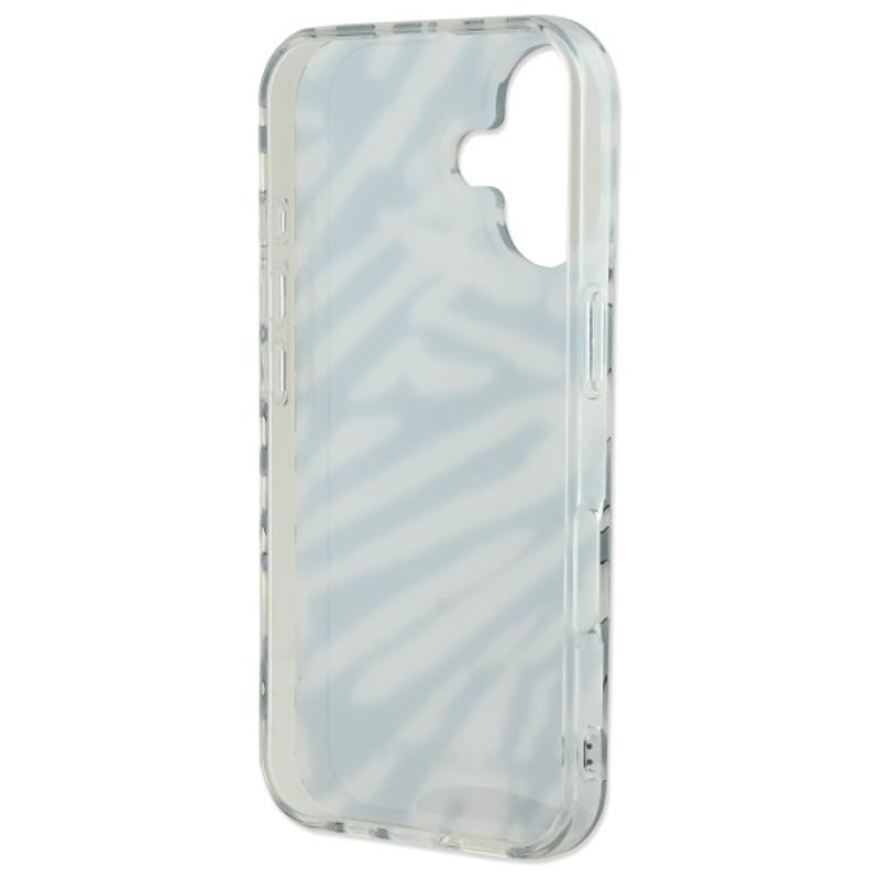 Karl Lagerfeld IML Zebra Pattern & Cord - Etui iPhone 16 (czarny)