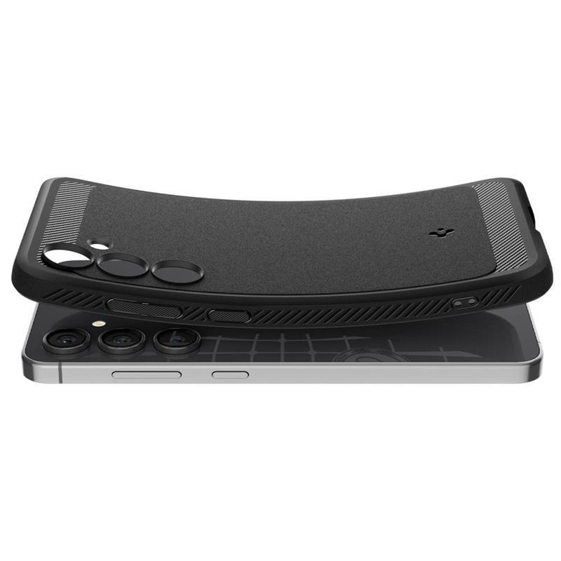 Spigen Rugged Armor - Etui do Samsung Galaxy S24 FE (Matte Black)