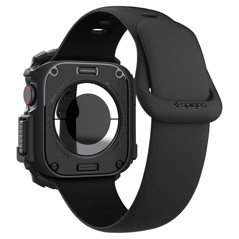 Spigen Rugged Armor - Obudowa do Apple Watch 10 46 mm (Matte Black)