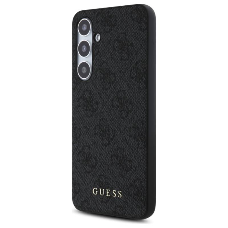 Guess 4G Metal Gold Logo - Etui Samsung Galaxy S24 FE (szary)