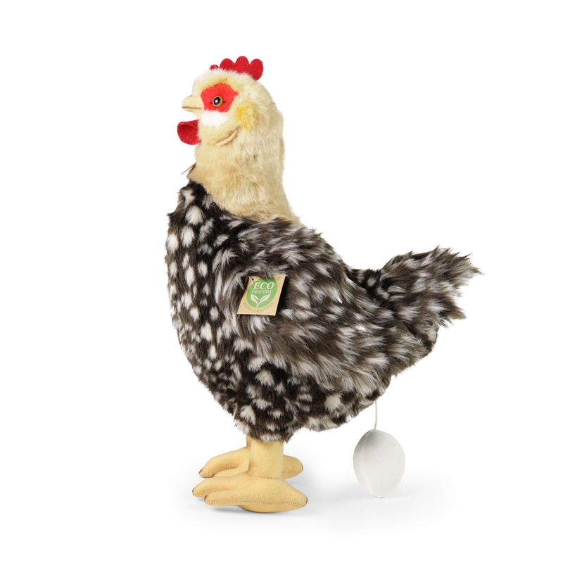 Rappa - Pluszowa maskotka stojąca Kura z jajkiem 33 cm Eco-Friendly