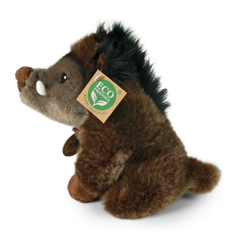 Rappa - Pluszowa maskotka siedzący Dzik 18 cm Eco-Friendly