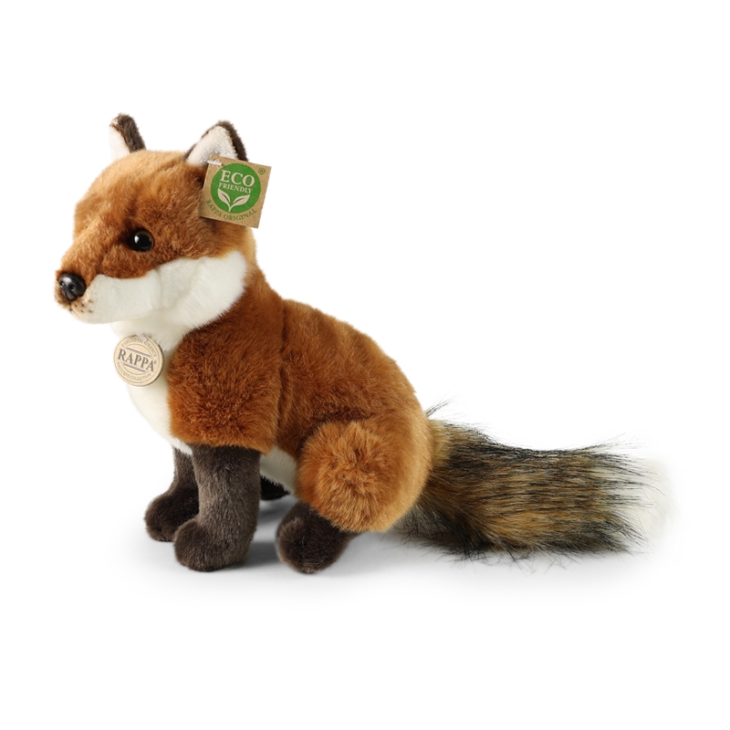 Rappa - Pluszowa maskotka siedzący Lis 27 cm Eco-Friendly